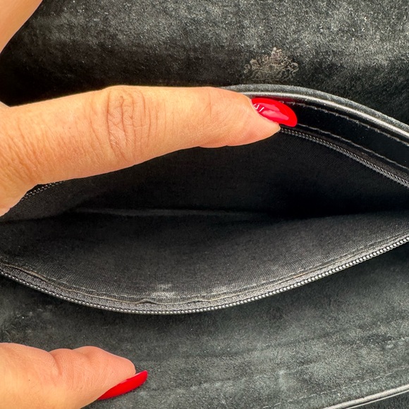 Launer London Traviata Top Handle Leather Bag Black - Picture 13 of 17